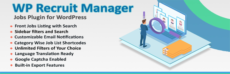 Recruitment Manager – Jobs Listing and Recruitment Plugin