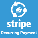 Recurring payment and donation through Stripe logo