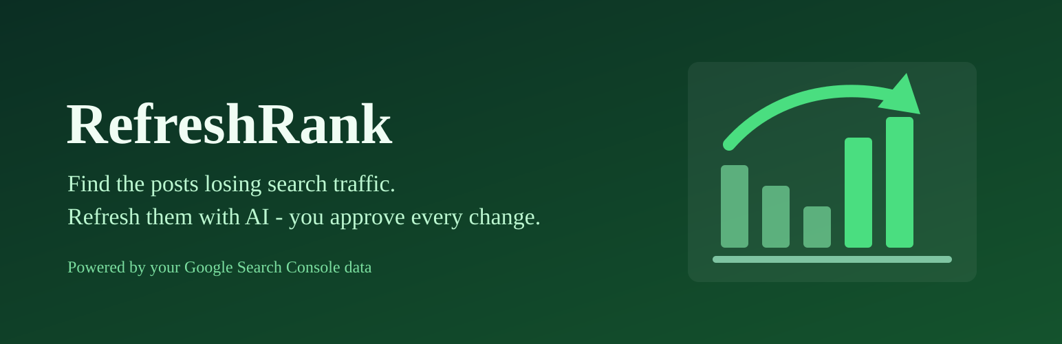RefreshRank – Content Decay Detection & AI Refresh