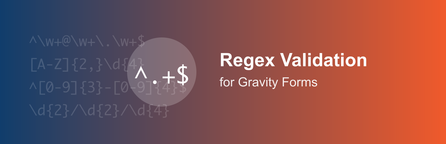 Regex Validation for Gravity Forms