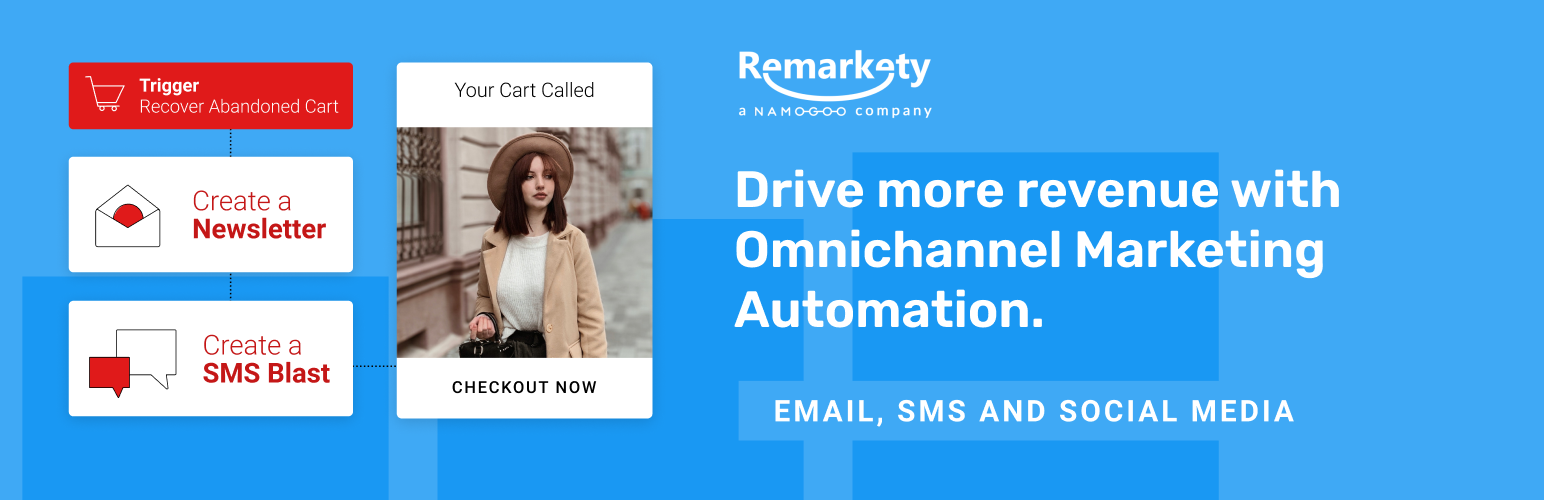 WordPress 外掛 Remarkety – eCommerce Marketing Automation Platform for WooCommerce 的封面圖片。