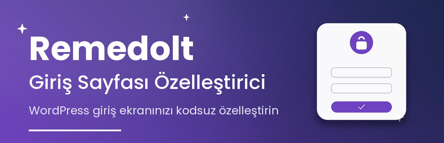 Remedolt Giriş Sayfası Özelleştirici