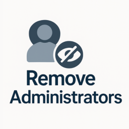Remove Administrators Icon