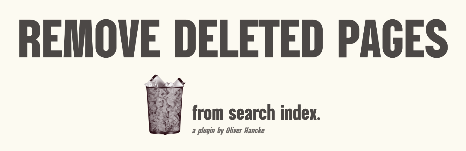 Remove Deleted Pages from Search Index