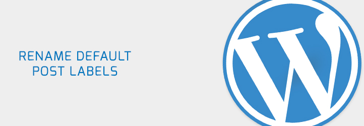 Rename default post Labels
