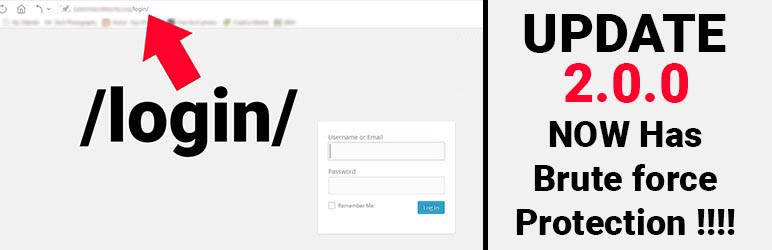 Rename wp-login.php to anything you want