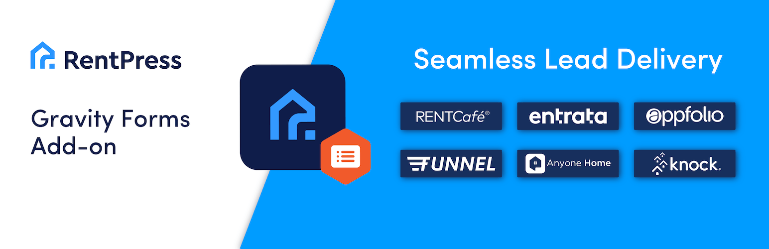 WordPress 外掛 RentPress: Gravity Forms Add-on 的封面圖片。
