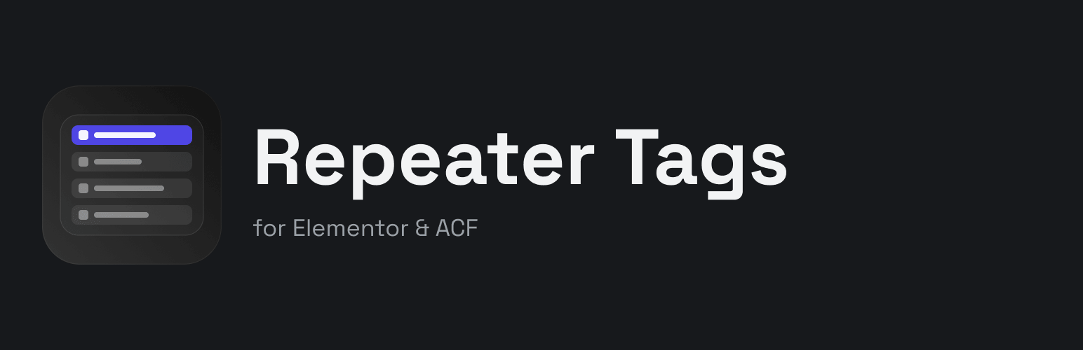 Arts Repeater Tags for Elementor and ACF