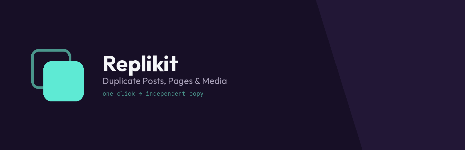 WordPress 外掛 Replikit 的封面圖片