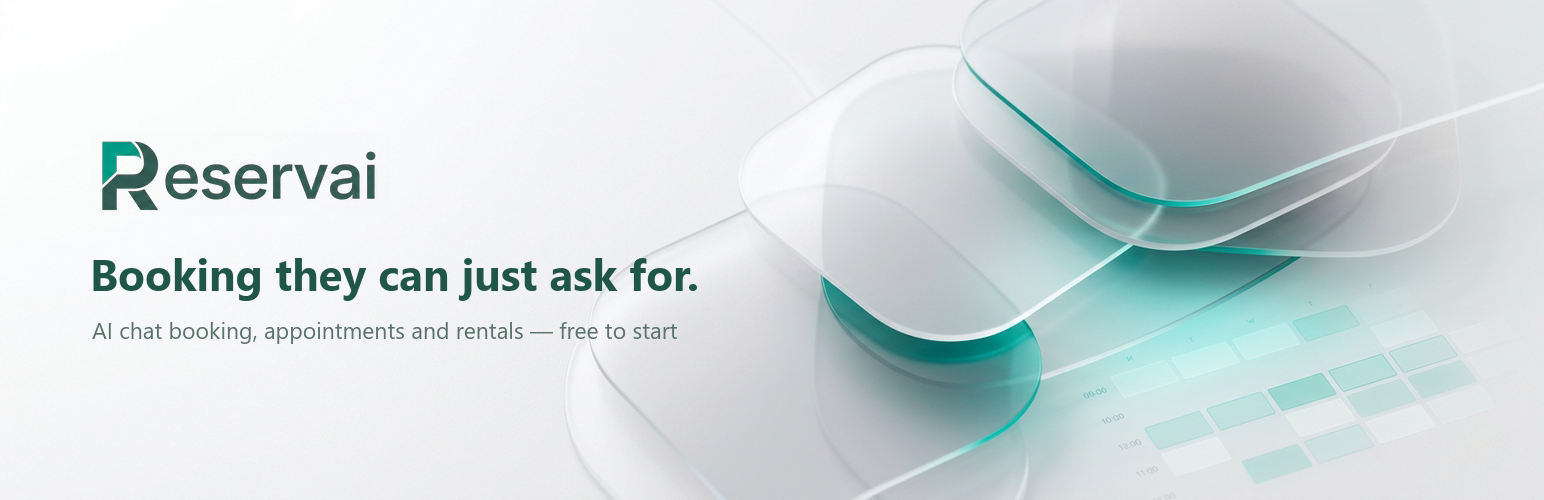 Reservai — AI Booking &amp; Appointments
