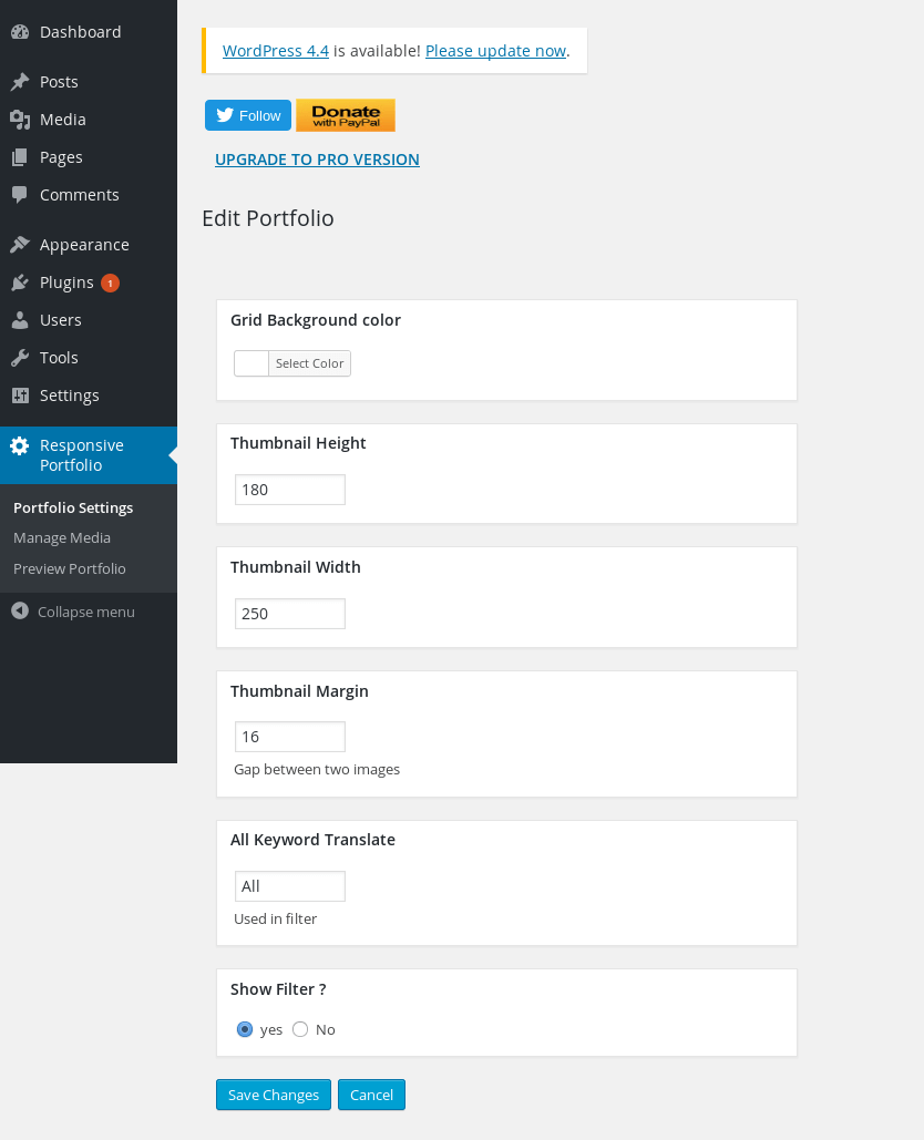 Responsive Filterable Portfolio