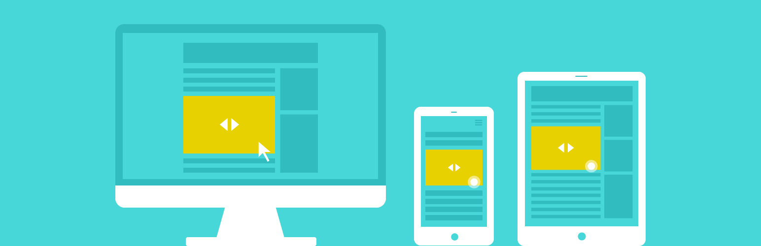 WordPress 外掛 Responsive Slide 的封面圖片。