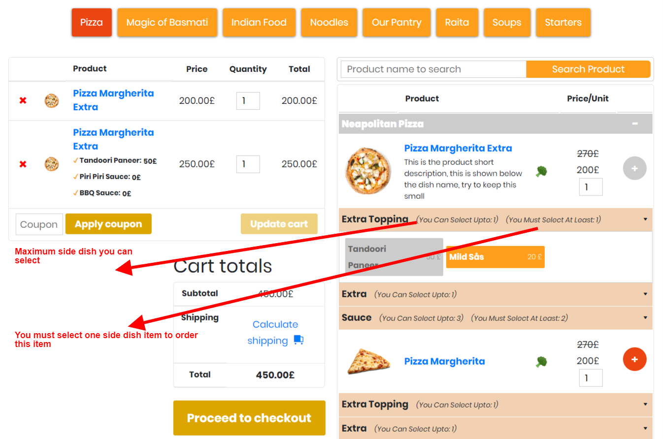 Restaurant Menu / bulk order plugin for WooCommerce