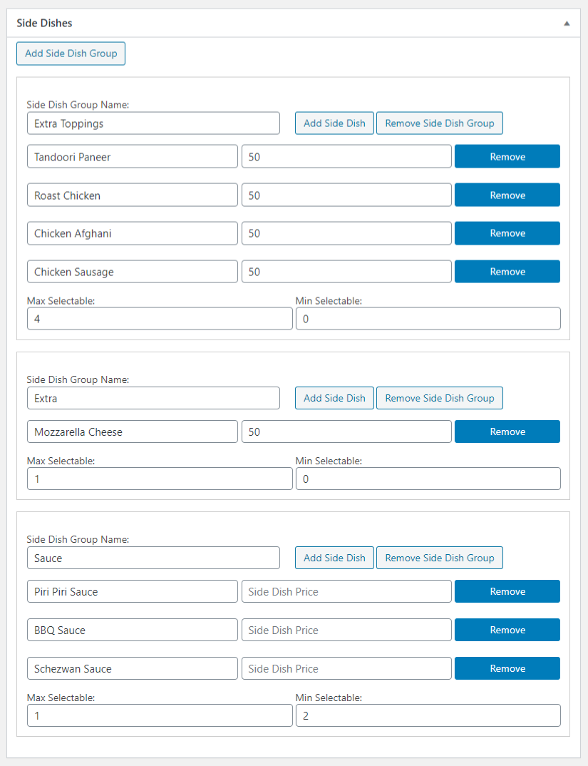 Restaurant Menu / bulk order plugin for WooCommerce