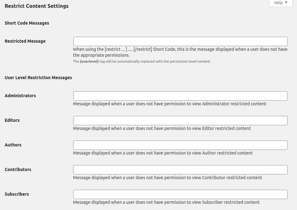 Membership Plugin – Restrict Content