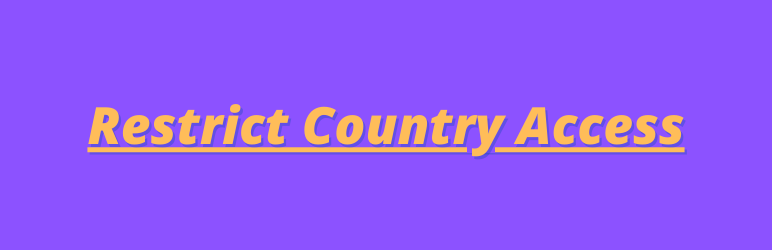 Restrict Country Access