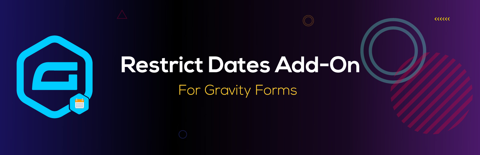 WordPress 外掛 Restrict Dates Add-On for Gravity Forms 的封面圖片。