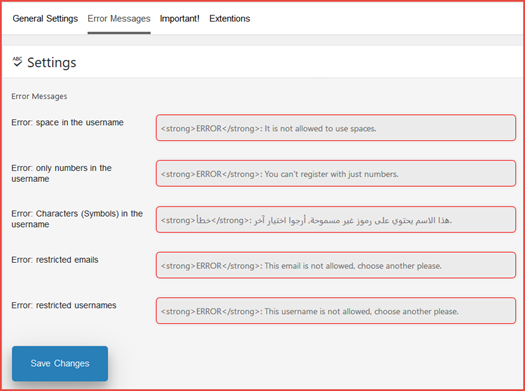 Options page admin panel-9