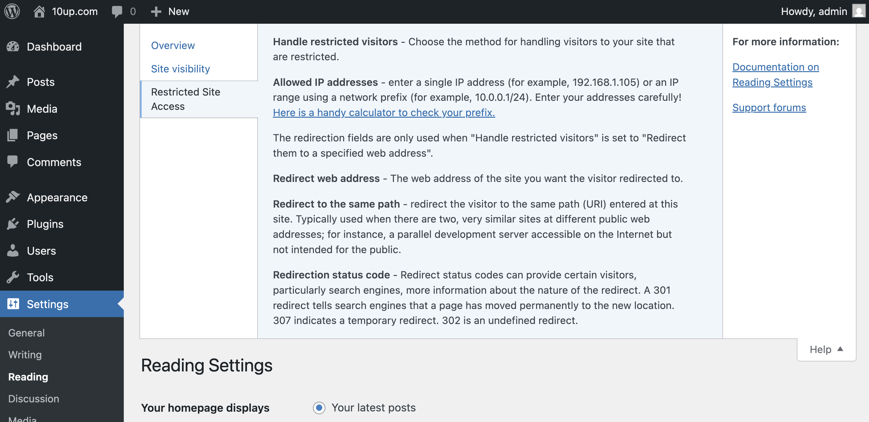 Plenty of inline help! Looks and behaves like native WordPress help.