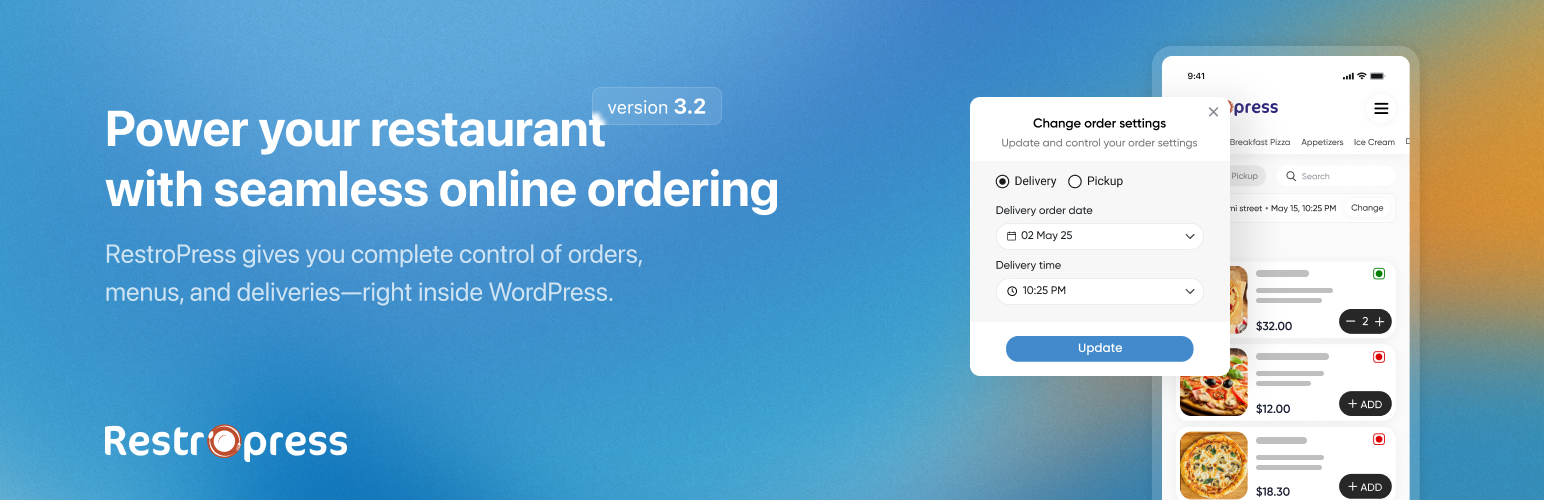 RestroPress – Online Food Ordering System