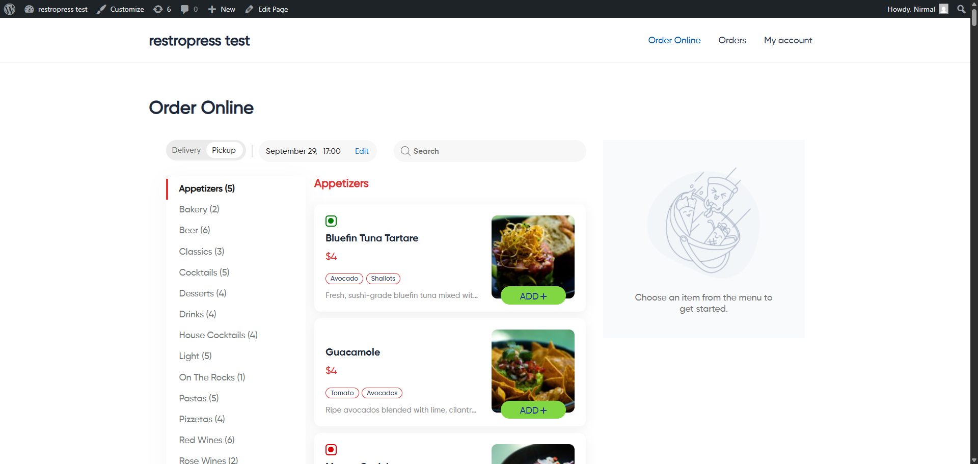 RestroPress &#8211; Online Food Ordering System - Screenshot 1