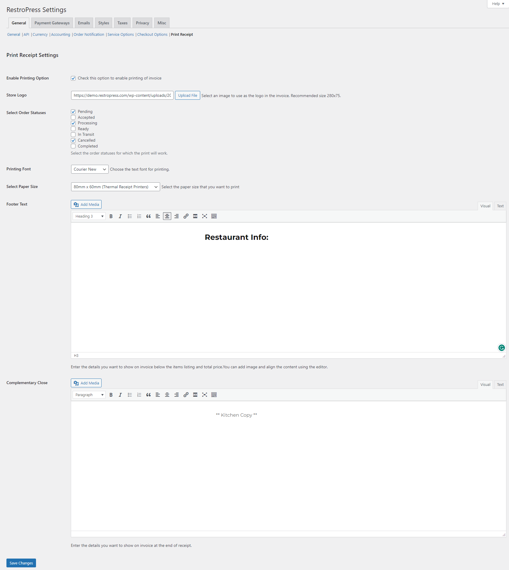 RestroPress &#8211; Online Food Ordering System - Screenshot 19
