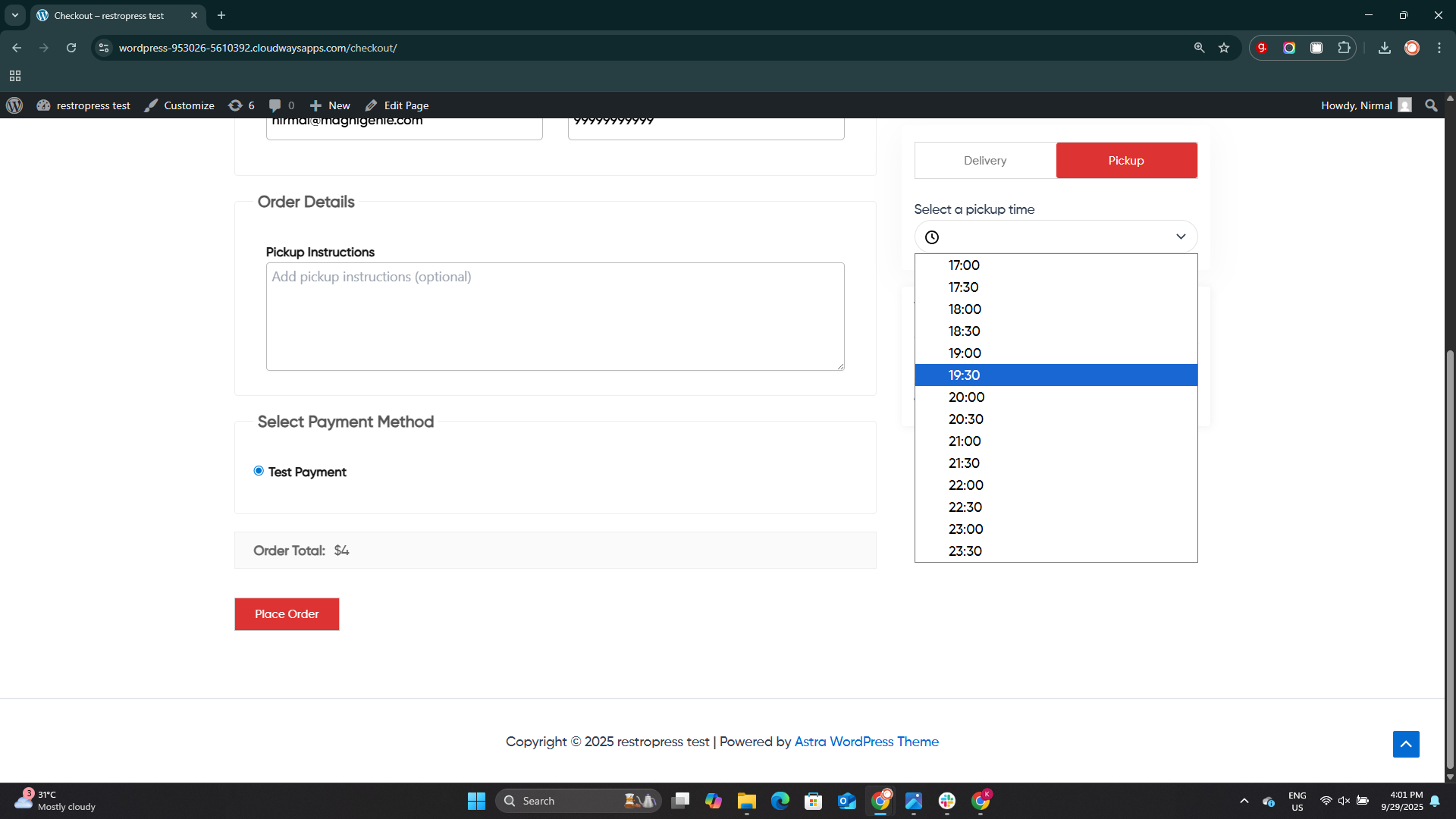 RestroPress &#8211; Online Food Ordering System - Screenshot 7