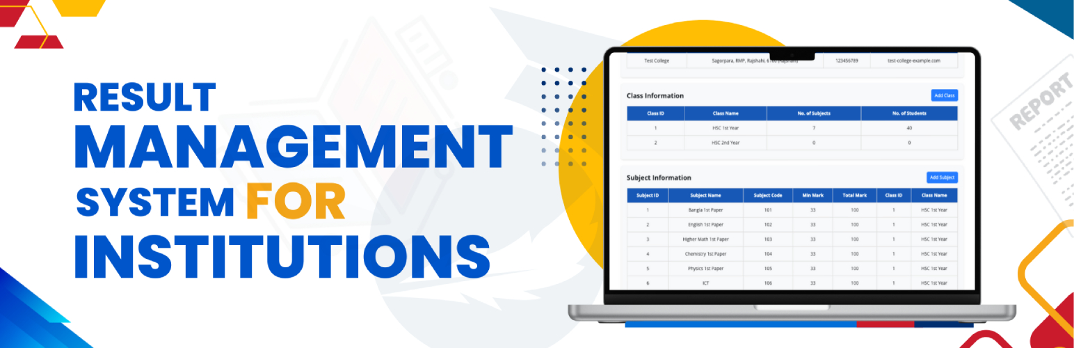 Result Management System for Institutions