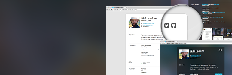 Resume Page