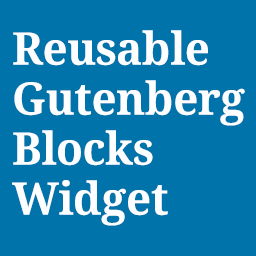 Reusable Gutenberg Blocks Widget logo