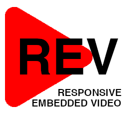 REV – Responsive Embedded Video logo
