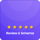 WordPress Review &amp; Structure Data Schema Plugin – Review Schema Icon