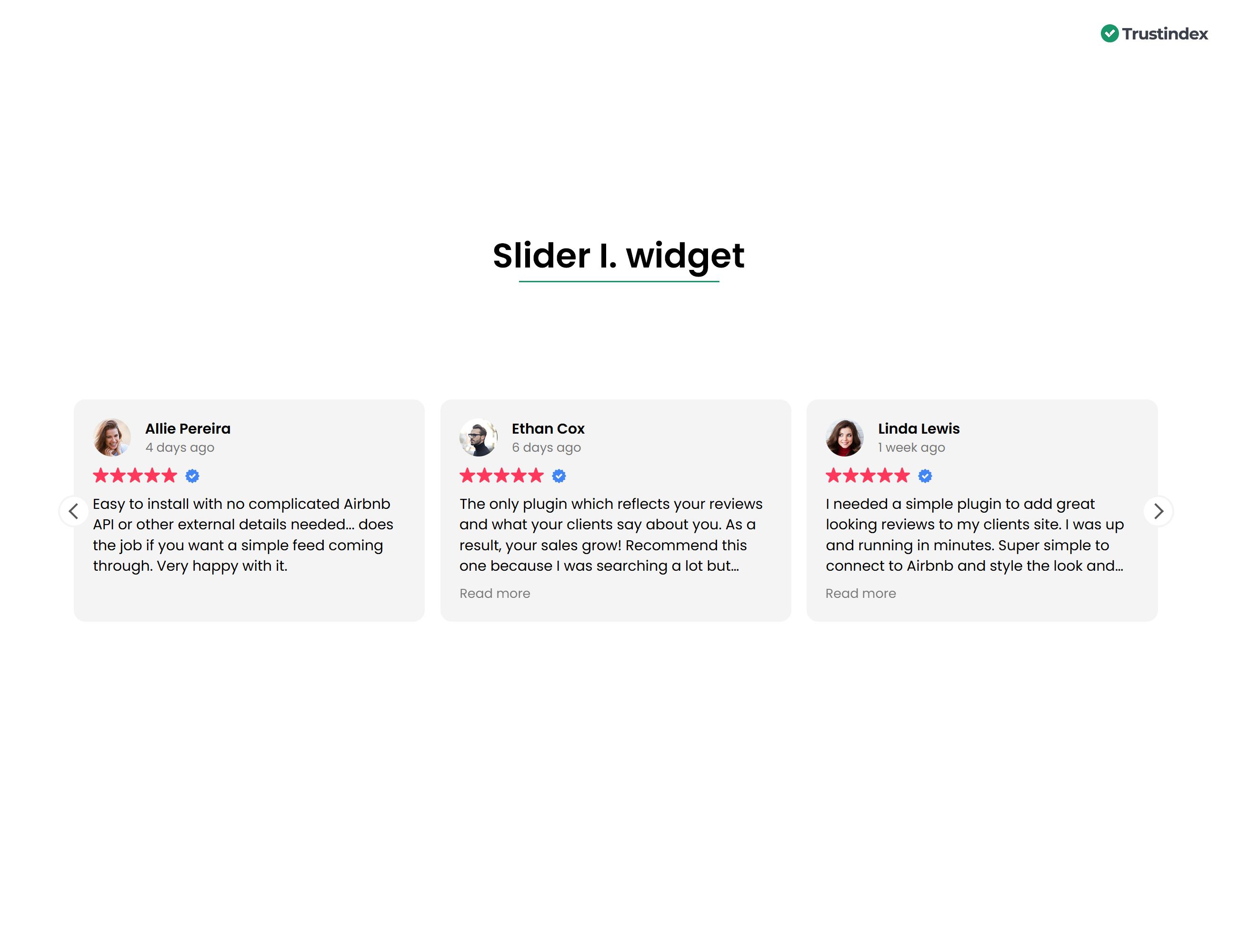 Widget de amostra - controle deslizante (fundo claro)