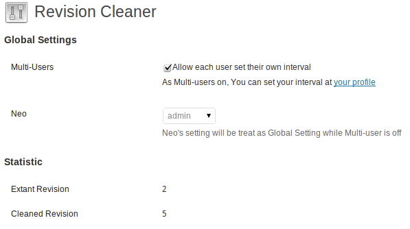 Option in General Setting(For Administrator)