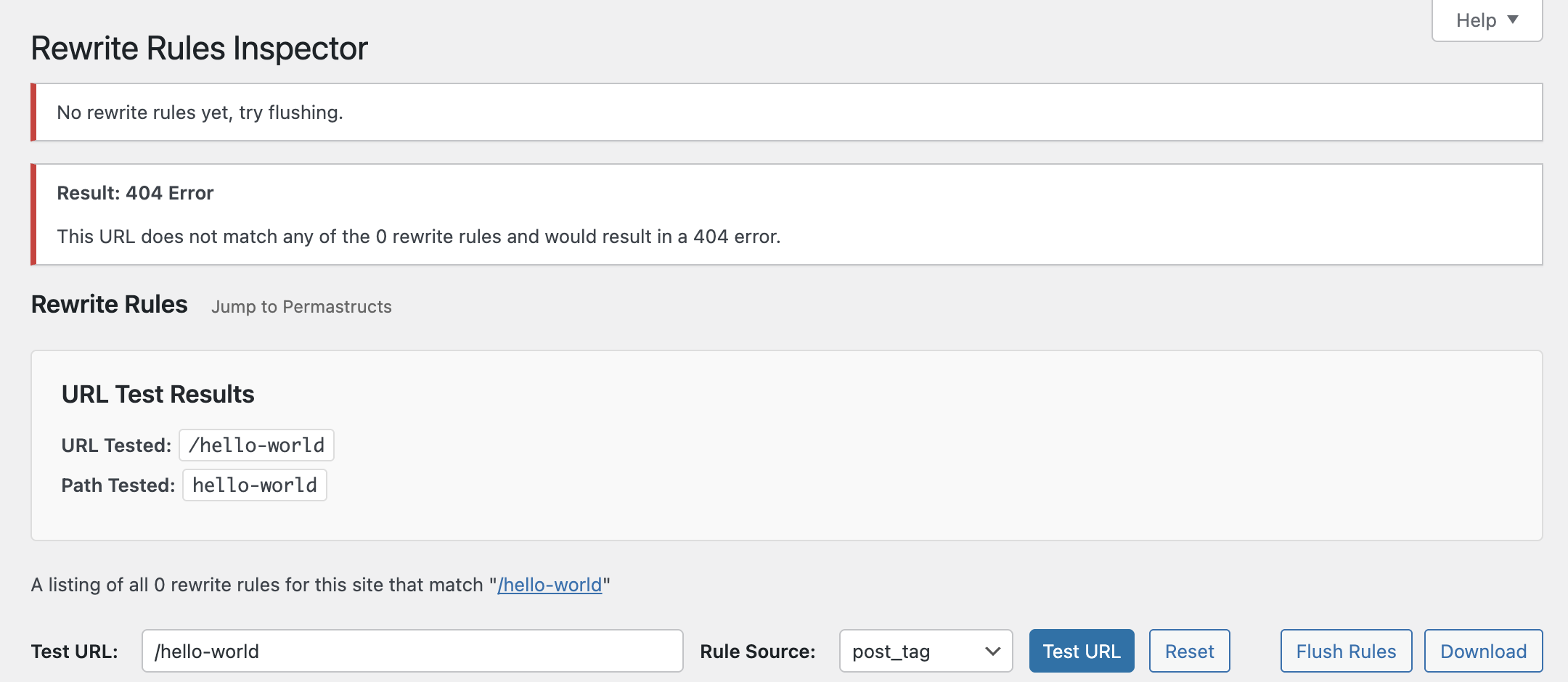 <p>Limit rules and URL testing results down to specificrule sources.<br />
</p>