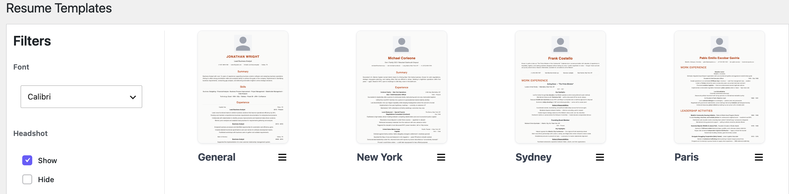 Rezicraft – Professional Resume &amp; CV Builder