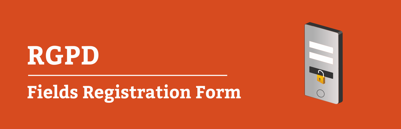 RGPD Fields Registration Form
