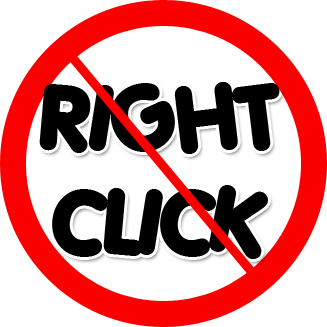Right Click Disable OR Ban Icon
