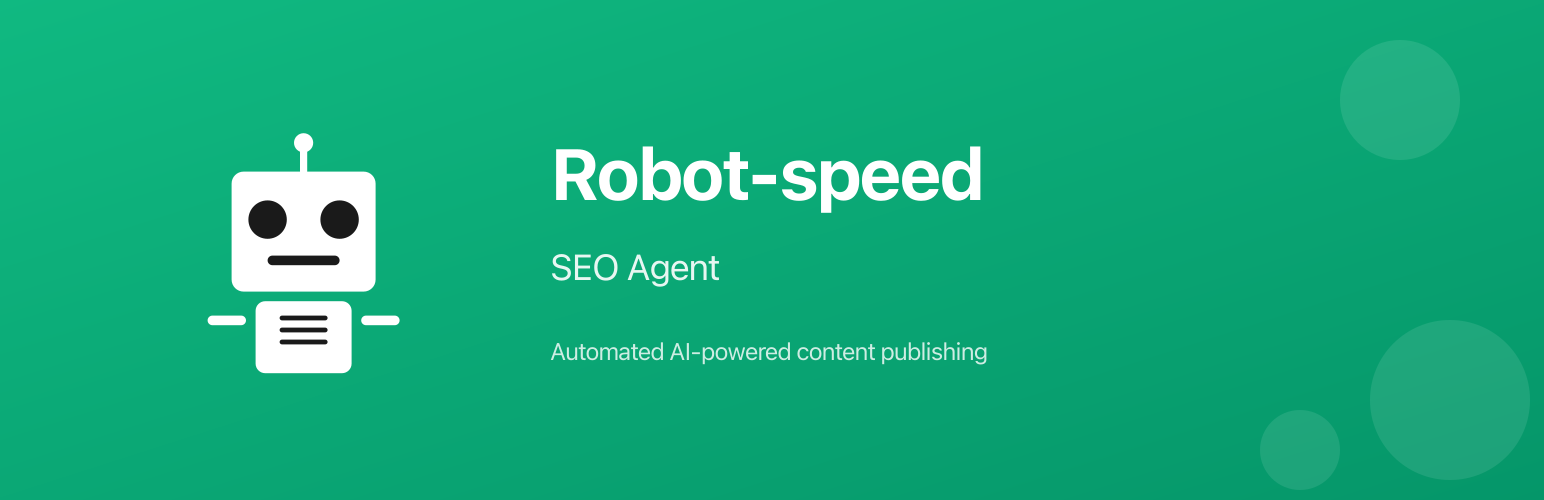 Robot-speed SEO Agent