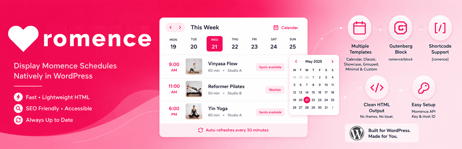 WordPress 外掛 Romence 的封面圖片