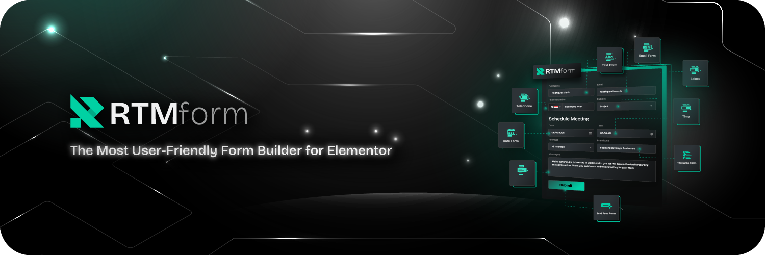 RTMForm Builder for Elementor