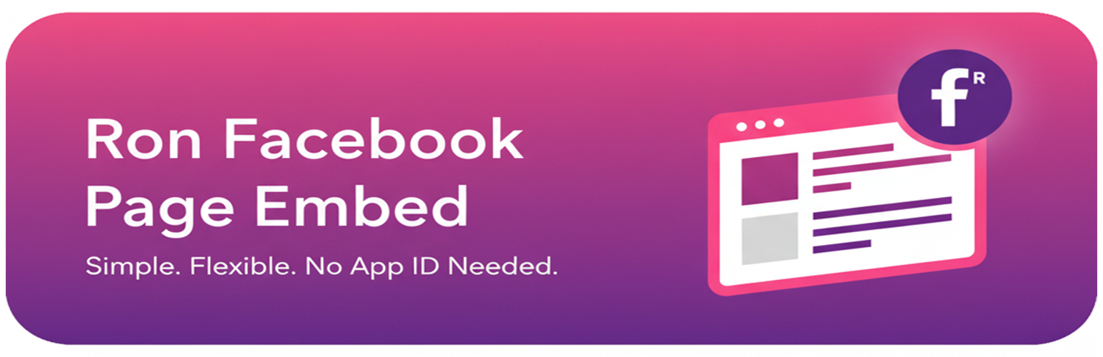 Ron Social Page Embed