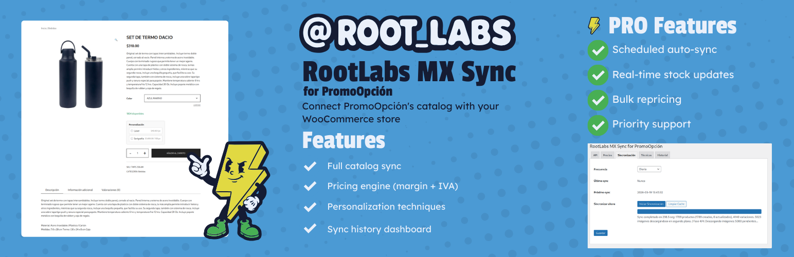 RootLabs MX Sync for PromoOpción