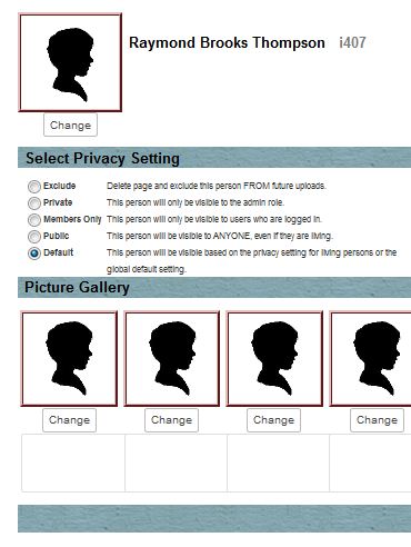 Per page privacy settings and pictures, now integrated with the WordPress Media Picker