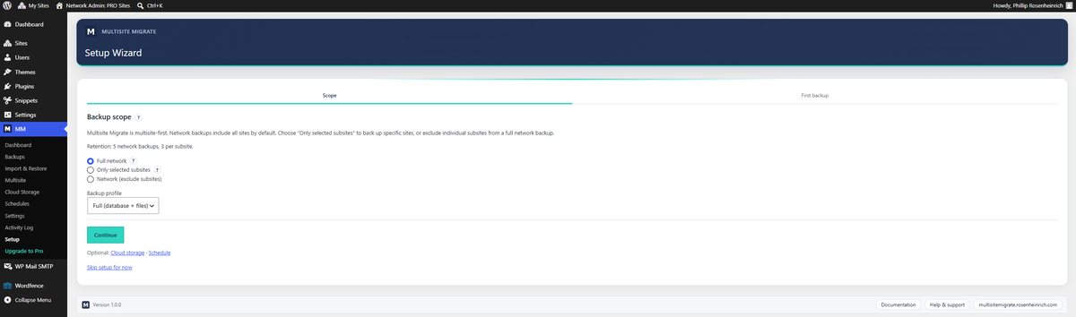 Setup Wizard: configure settings in a few clicks.