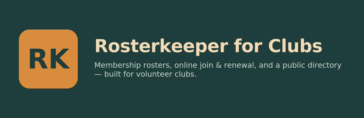 Rosterkeeper for Clubs