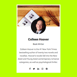 AUTHOR INFO BOX – About Me Sidebar Widget WordPress Plugin logo