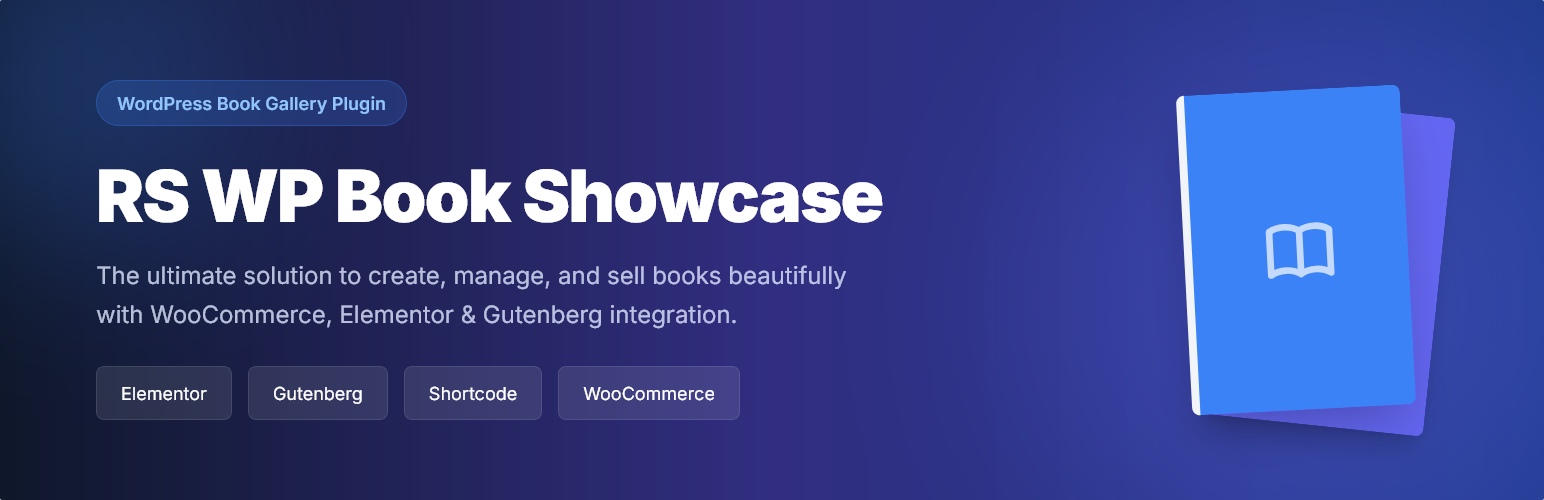 WordPress 外掛 RS WP Book Showcase – A Complete Book Catalogue & Library System 的封面圖片