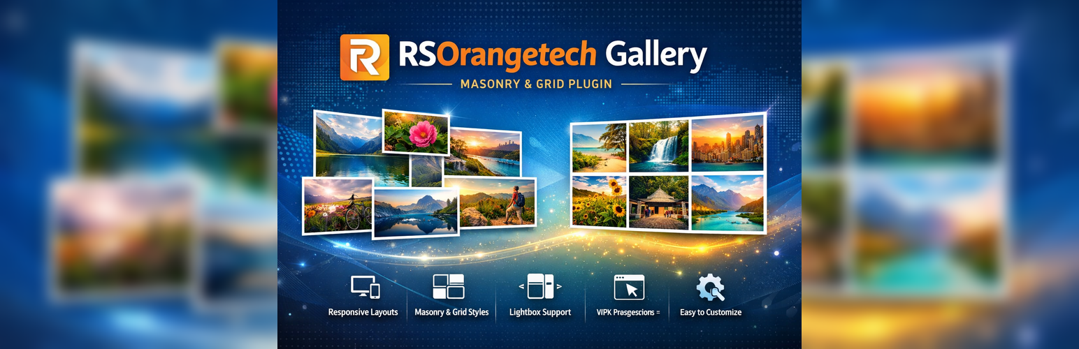 RSOrangetech Gallery — Masonry & Grid