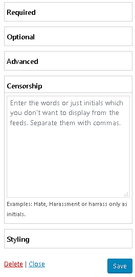 Censorship & Styling added